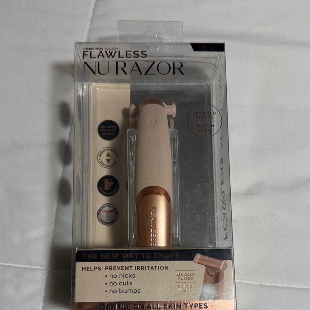 LAWLESS Nu Razor - Pink and Gold Electric Shaver